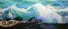 The Last Dance Of Wave original painting by Mantas Naulickas. Marine Art