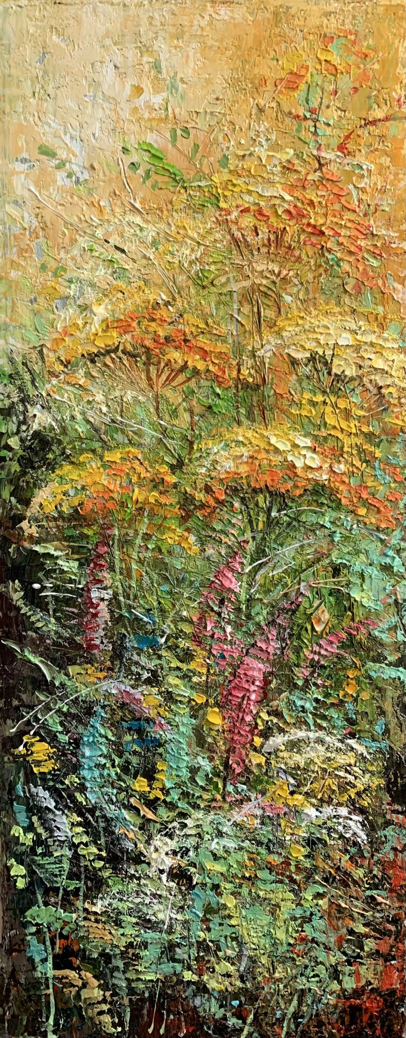 August original painting by Nijolė Grigonytė-Lozovska. Landscapes