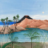 Emilija Šileikaitė tapytas paveikslas Žalio ežero pakrantė, Animalistiniai paveikslai , paveikslai internetu