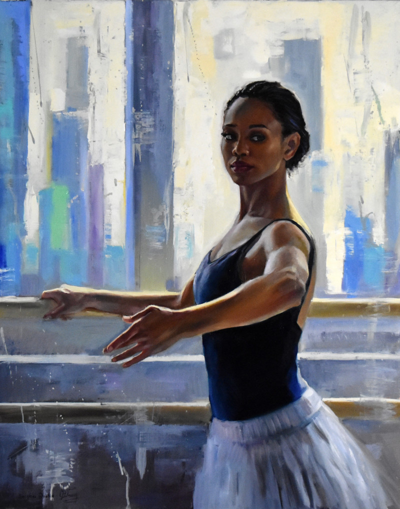 I Am Ballerina IV original painting by Serghei Ghetiu. Dance - Music