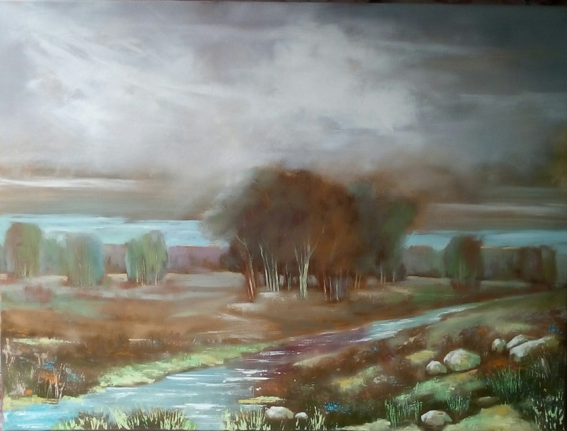 Raimundas Dzimidavičius tapytas paveikslas Keistas rudenėlis, Peizažai , paveikslai internetu