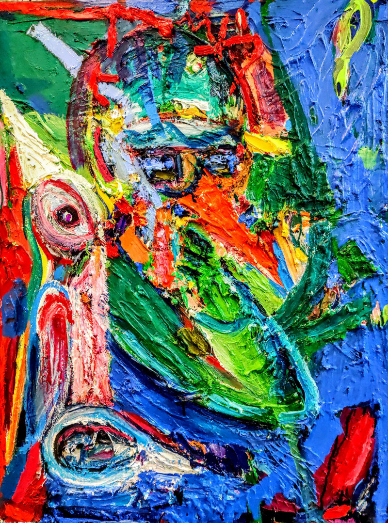 Arvydas Martinaitis tapytas paveikslas Kompozicija, Meno kolekcionieriams , paveikslai internetu