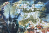 Živilė Vaičiukynienė tapytas paveikslas Pagauti vasarą, Abstrakti tapyba , paveikslai internetu