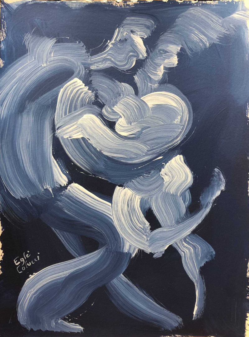 Eglė Colucci tapytas paveikslas Mariano & Juana, Šokis - Muzika , paveikslai internetu