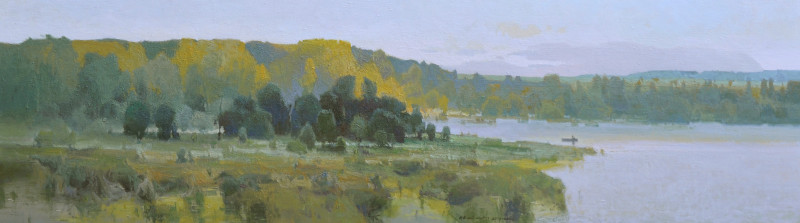 Tyla original painting by Vytautas Laisonas. Landscapes