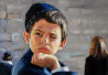 Serghei Ghetiu tapytas paveikslas Berniuko portretas, Tapyba su žmonėmis , paveikslai internetu