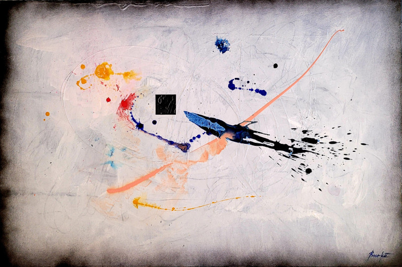 Ansis Burkė tapytas paveikslas Ryto Allegro, Abstrakti tapyba , paveikslai internetu