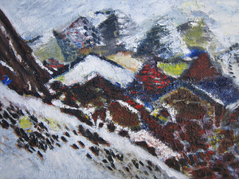 Gitas Markutis tapytas paveikslas Nepakartojami kalnai, Peizažai , paveikslai internetu