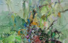 Jūratė Kadusauskaitė tapytas paveikslas Impresija žydėjimo tema, Abstrakti tapyba , paveikslai internetu