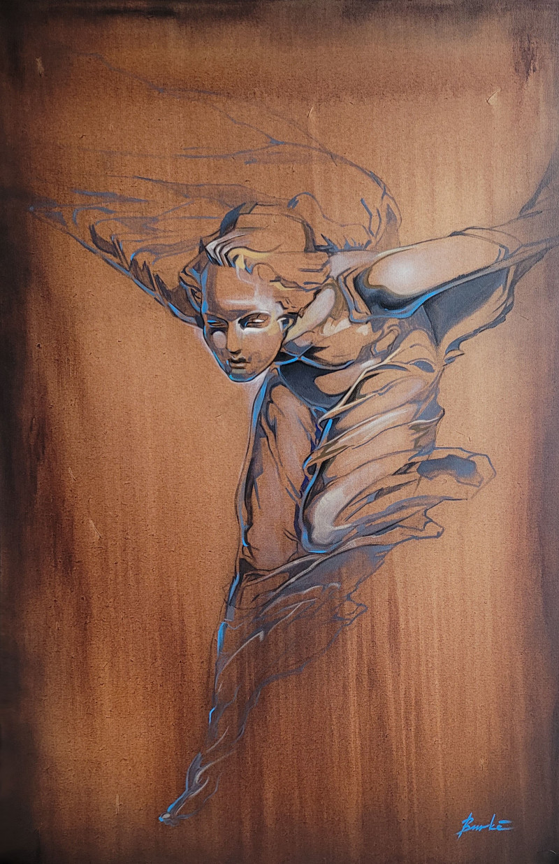 Ansis Burkė tapytas paveikslas Ekstazė, Moters grožis , paveikslai internetu