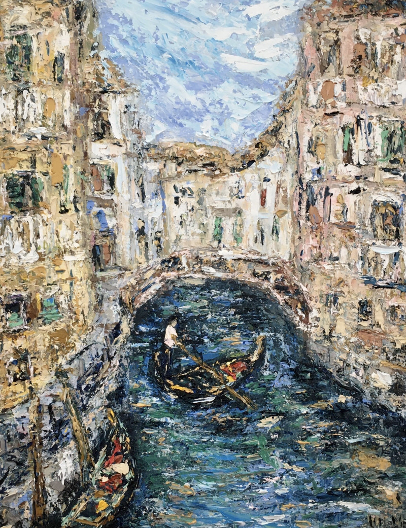 In Venice original painting by Vilma Gataveckienė. Landscapes