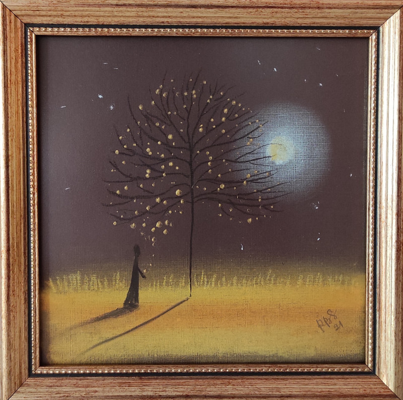 Rima Sadauskienė tapytas paveikslas Medžio auksas, Svajokliams , paveikslai internetu