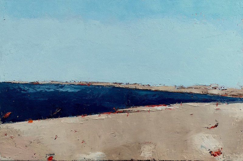 Seaside Coast 6 original painting by Kęstutis Jauniškis. Landscapes