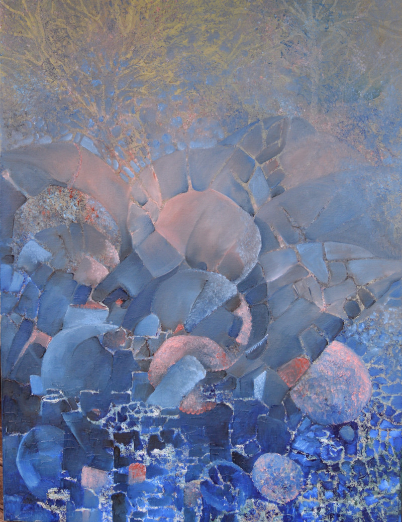 Lina Urbanavičienė tapytas paveikslas Labas rytas, Abstrakti tapyba , paveikslai internetu