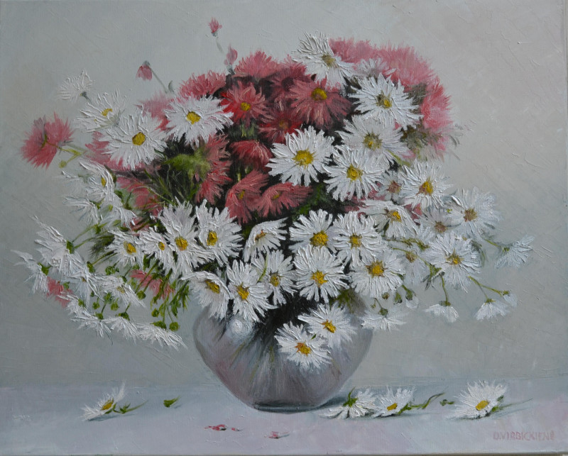 Pure Beauty original painting by Danutė Virbickienė. Flowers
