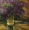 Vladimiras Jarmolo tapytas paveikslas Alyvos, Gėlės , paveikslai internetu