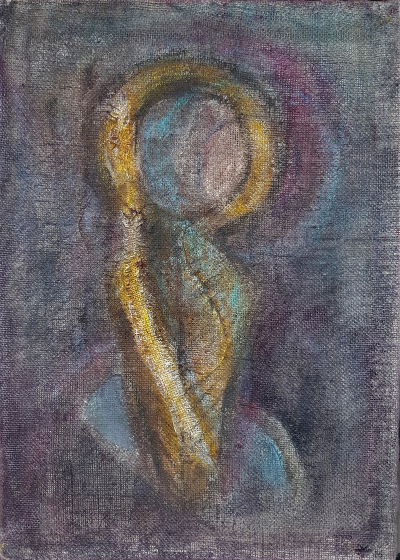 Amulet original painting by Kristina Čivilytė. For your working place