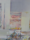 Laima Giedraitienė tapytas paveikslas Miesto atspindžiai, Abstrakti tapyba , paveikslai internetu