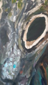 Kristina Čivilytė tapytas paveikslas Seniausia obelis, Peizažai , paveikslai internetu