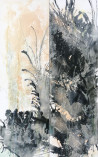 Živilė Vaičiukynienė tapytas paveikslas Žolynai (Diptikas), Abstrakti tapyba , paveikslai internetu