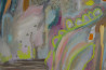 Giedrė Balčiūnaitė tapytas paveikslas The Parrot, Abstrakti tapyba , paveikslai internetu