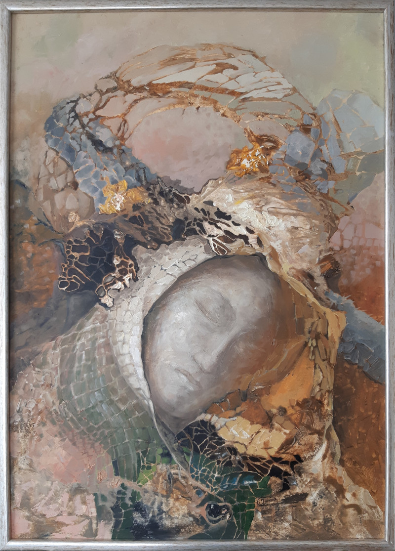 Janina Celiešienė tapytas paveikslas Nuolankumas, Moters grožis , paveikslai internetu