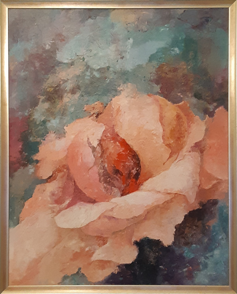 Janina Celiešienė tapytas paveikslas Magnolija, Gėlės , paveikslai internetu