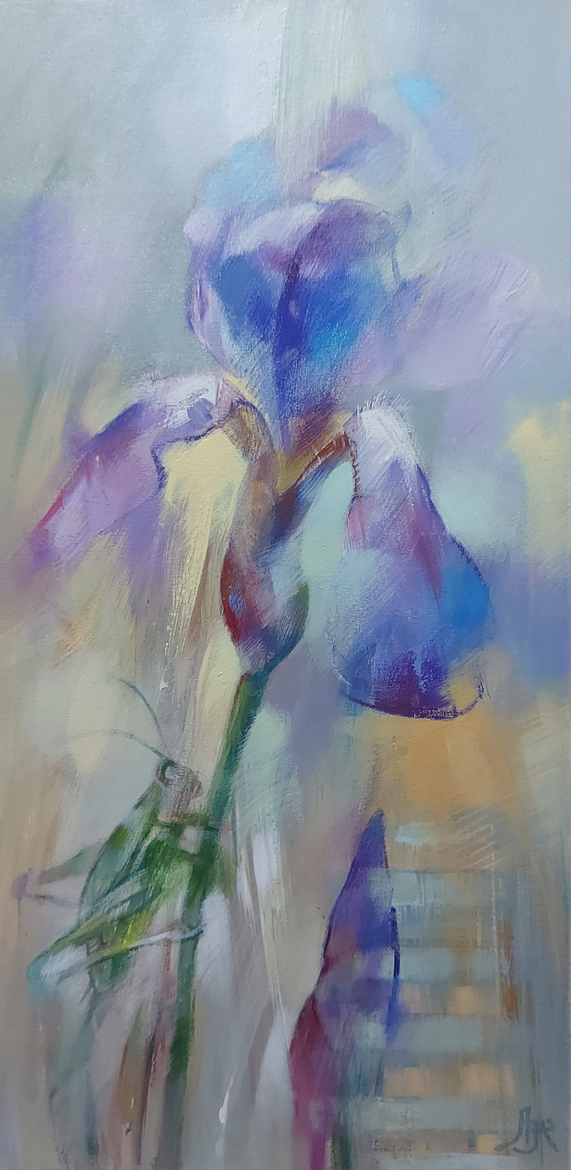 Aistė Jurgilaitė tapytas paveikslas Vilkdalgiai, Gėlės , paveikslai internetu