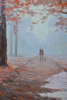 Rimantas Virbickas tapytas paveikslas Rudens romantika 2, Peizažai , paveikslai internetu