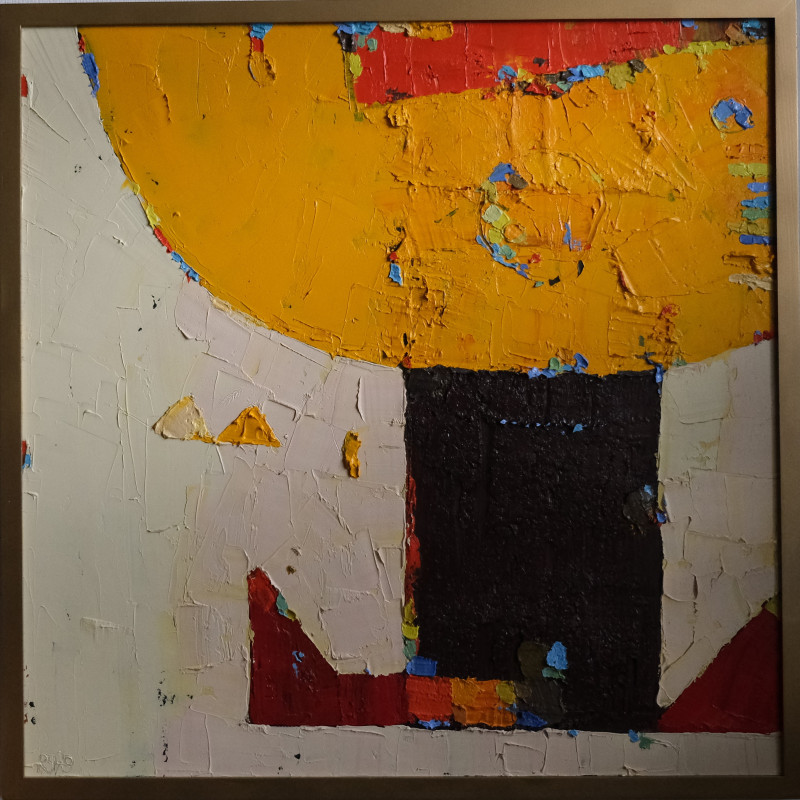 Rytas Jurgelis tapytas paveikslas Linksma figūra, Abstrakti tapyba , paveikslai internetu