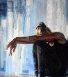 Ballerina, frustration original painting by Serghei Ghetiu. Dance - Music