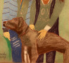 Robertas Strazdas tapytas paveikslas Mes. Mes prieglauda. Mes šuo, Įkurtuvių dovana , paveikslai internetu