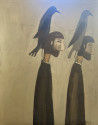 Robertas Strazdas tapytas paveikslas Broliai. Miško, pievų, vandenų..., Išlaisvinta fantazija , paveikslai internetu