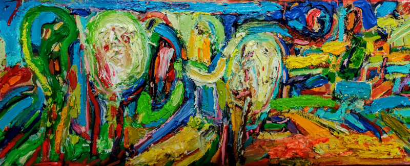 Arvydas Martinaitis tapytas paveikslas Peizažas, Meno kolekcionieriams , paveikslai internetu