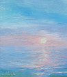 Vilma Vasiliauskaitė tapytas paveikslas Saulėlydis, Ramybe dvelkiantys , paveikslai internetu