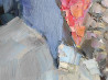 Ugnius Motiejūnas tapytas paveikslas Kalnai, gėlės galvoje, Abstrakti tapyba , paveikslai internetu