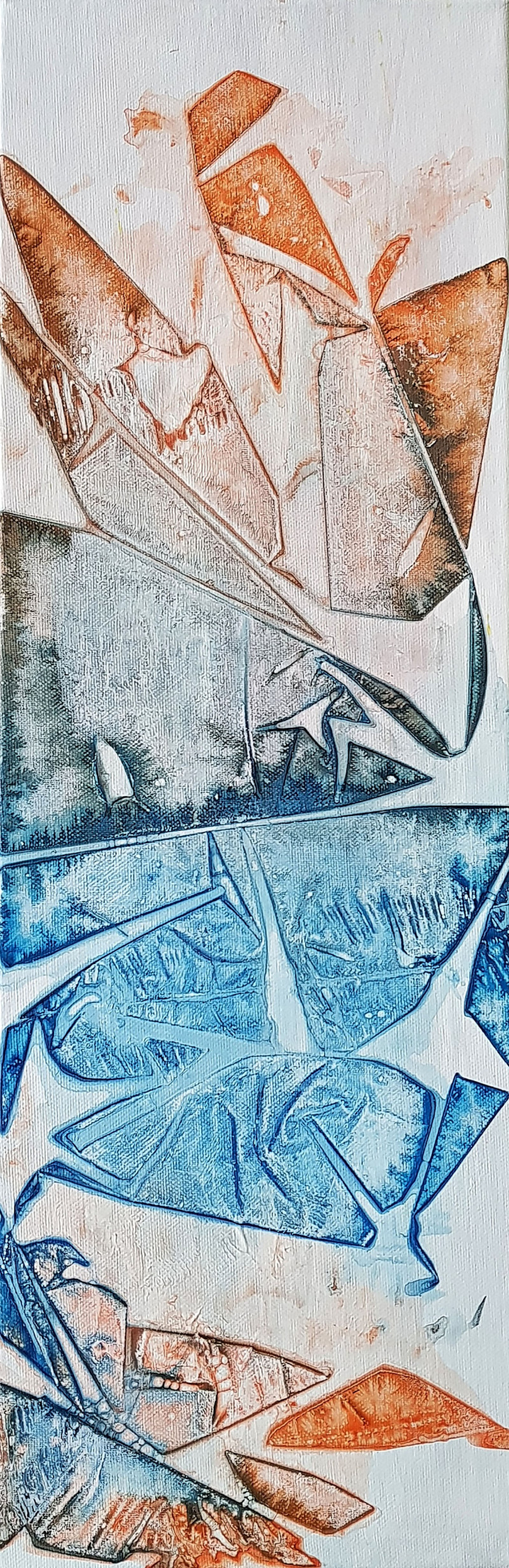 Živilė Dudėnienė tapytas paveikslas Scars of imperfection, Abstrakti tapyba , paveikslai internetu