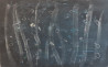 Black abstract original painting by Kristina Čivilytė. Abstract Paintings