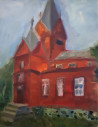 Kristina Čivilytė tapytas paveikslas Skudutiškio bažnyčia, Statiški paveikslai , paveikslai internetu