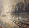 Simonas Gutauskas tapytas paveikslas Ūkanotas rytas, Ramybe dvelkiantys , paveikslai internetu