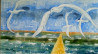 Baltics, Reminiscences I original painting by Valerija-Vija Tarabildienė. Sea