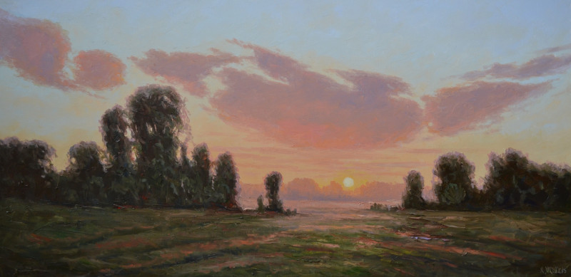 Harmony original painting by Rimantas Virbickas. Landscapes
