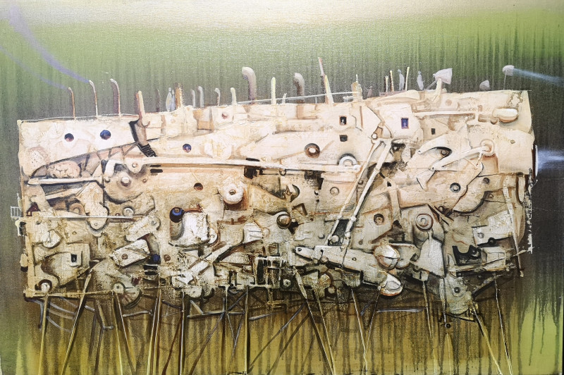 Modestas Malinauskas tapytas paveikslas Koncepcija, Išlaisvinta fantazija , paveikslai internetu