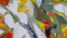 Ugnius Motiejūnas tapytas paveikslas Krūmokšnių vitražas, Abstrakti tapyba , paveikslai internetu