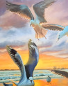 Mantas Naulickas tapytas paveikslas Mūzos, Animalistiniai paveikslai , paveikslai internetu