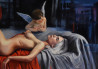 Serghei Ghetiu tapytas paveikslas Keisti sapnai, Išlaisvinta fantazija , paveikslai internetu