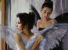 Ballet Angels original painting by Serghei Ghetiu. Paintings With People