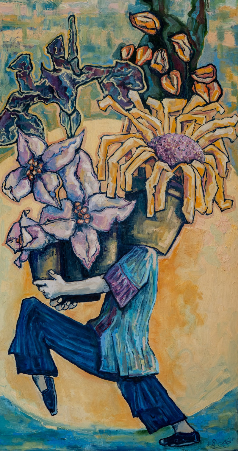 Mindaugas Pupelis tapytas paveikslas Obsesija, Išlaisvinta fantazija , paveikslai internetu