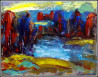 Leonardas Černiauskas tapytas paveikslas Etiudas - 2, Abstrakti tapyba , paveikslai internetu