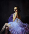 Between Lightness And Darkness original painting by Serghei Ghetiu. Paintings With People
